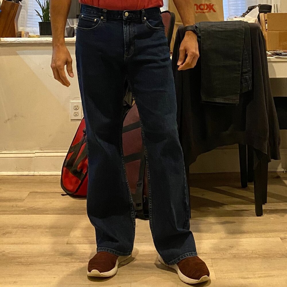 Vintage International Male Boot-Cut Relaxed Jeans 32x32